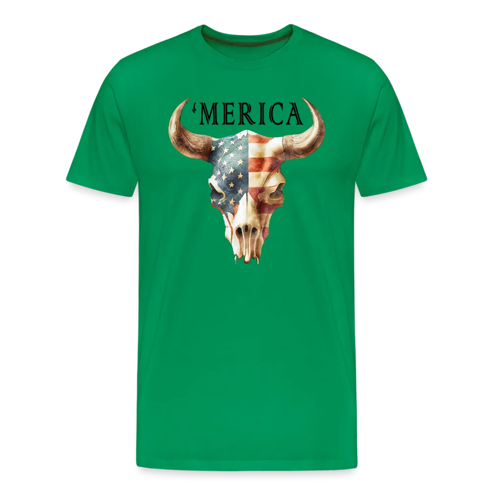 "Merica Moo-stique" - Bold Men's Premium 4th of July T-Shirt