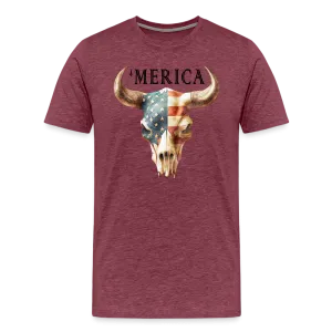 "Merica Moo-stique" - Bold Men's Premium 4th of July T-Shirt