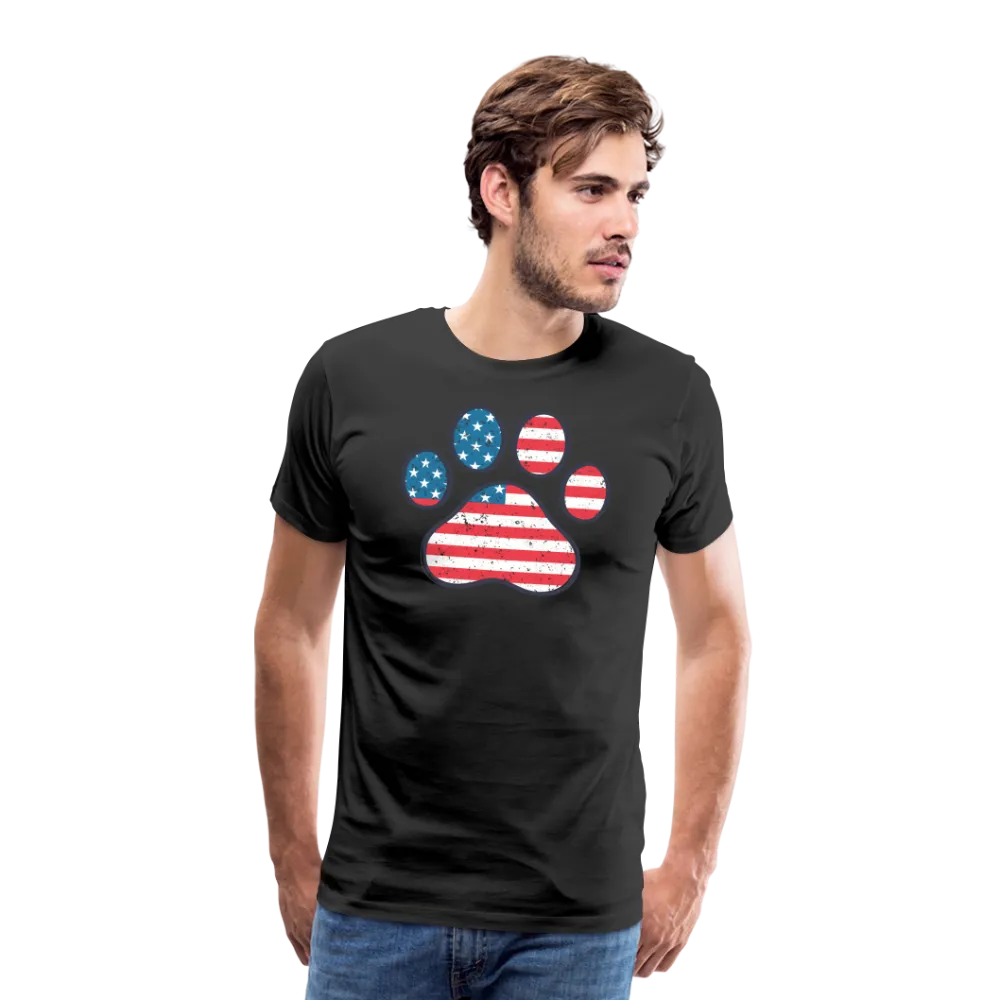 "Pawtriotic Spirit" - Men's Premium 4th of July T-Shirt