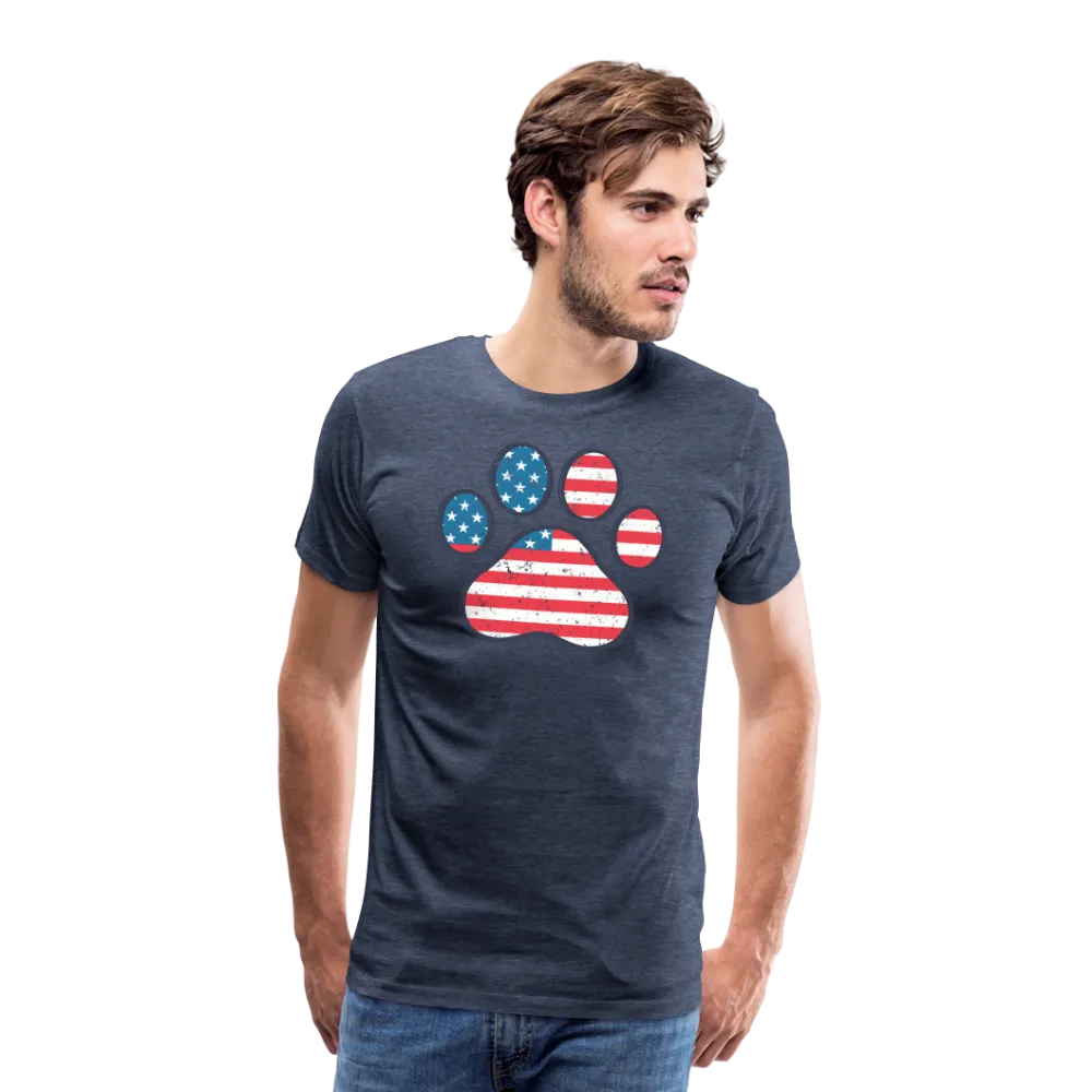 "Pawtriotic Spirit" - Men's Premium 4th of July T-Shirt