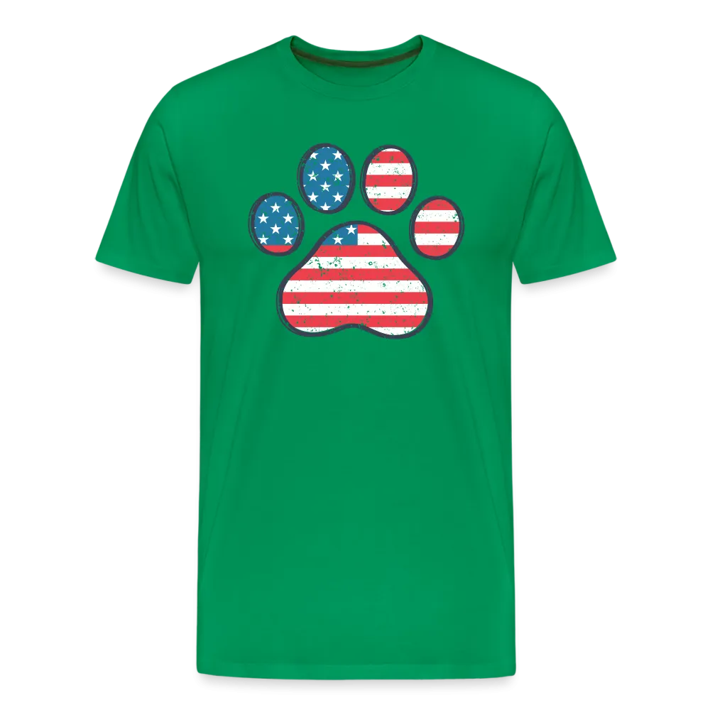 "Pawtriotic Spirit" - Men's Premium 4th of July T-Shirt