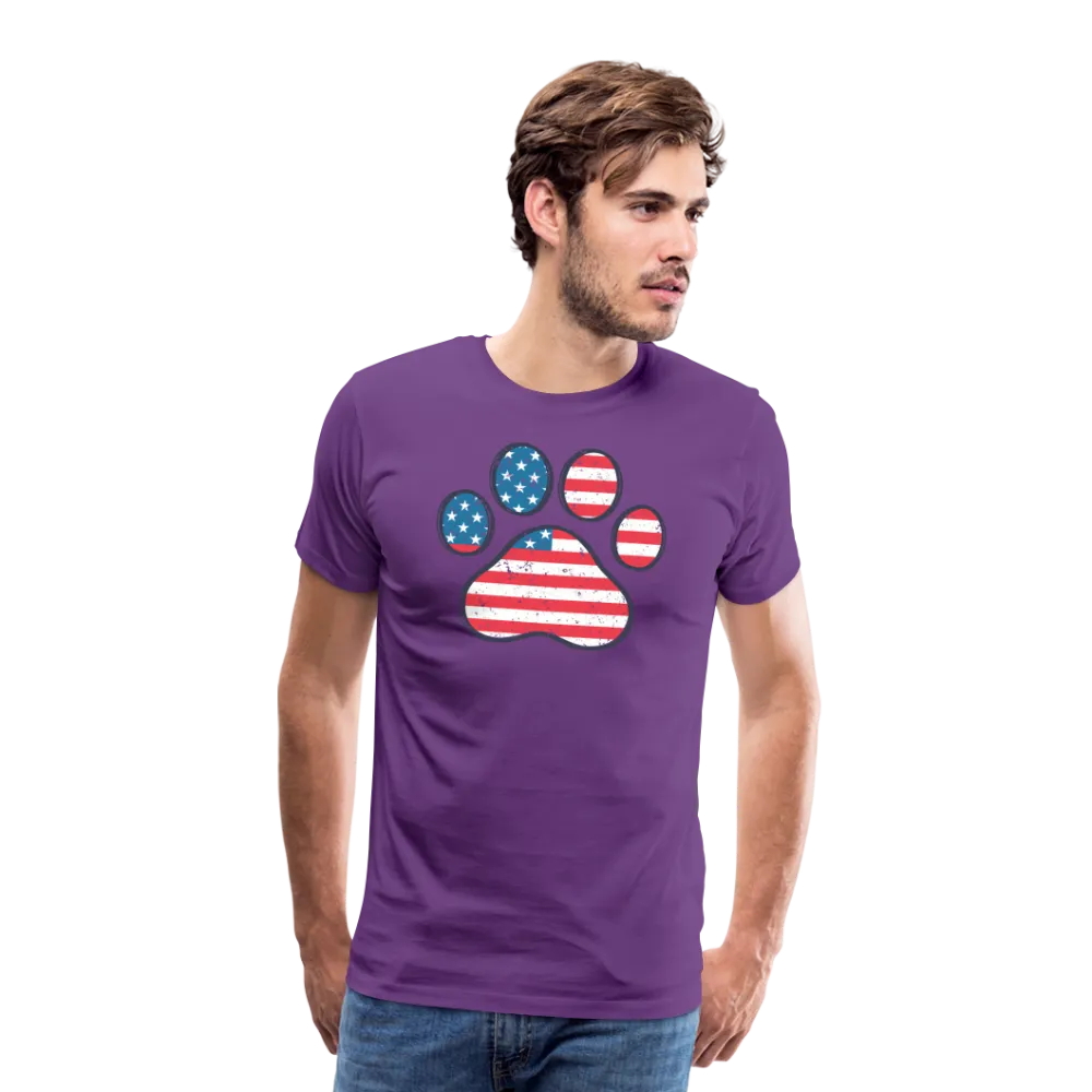 "Pawtriotic Spirit" - Men's Premium 4th of July T-Shirt