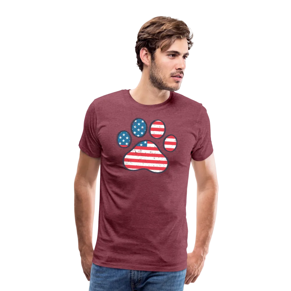 "Pawtriotic Spirit" - Men's Premium 4th of July T-Shirt