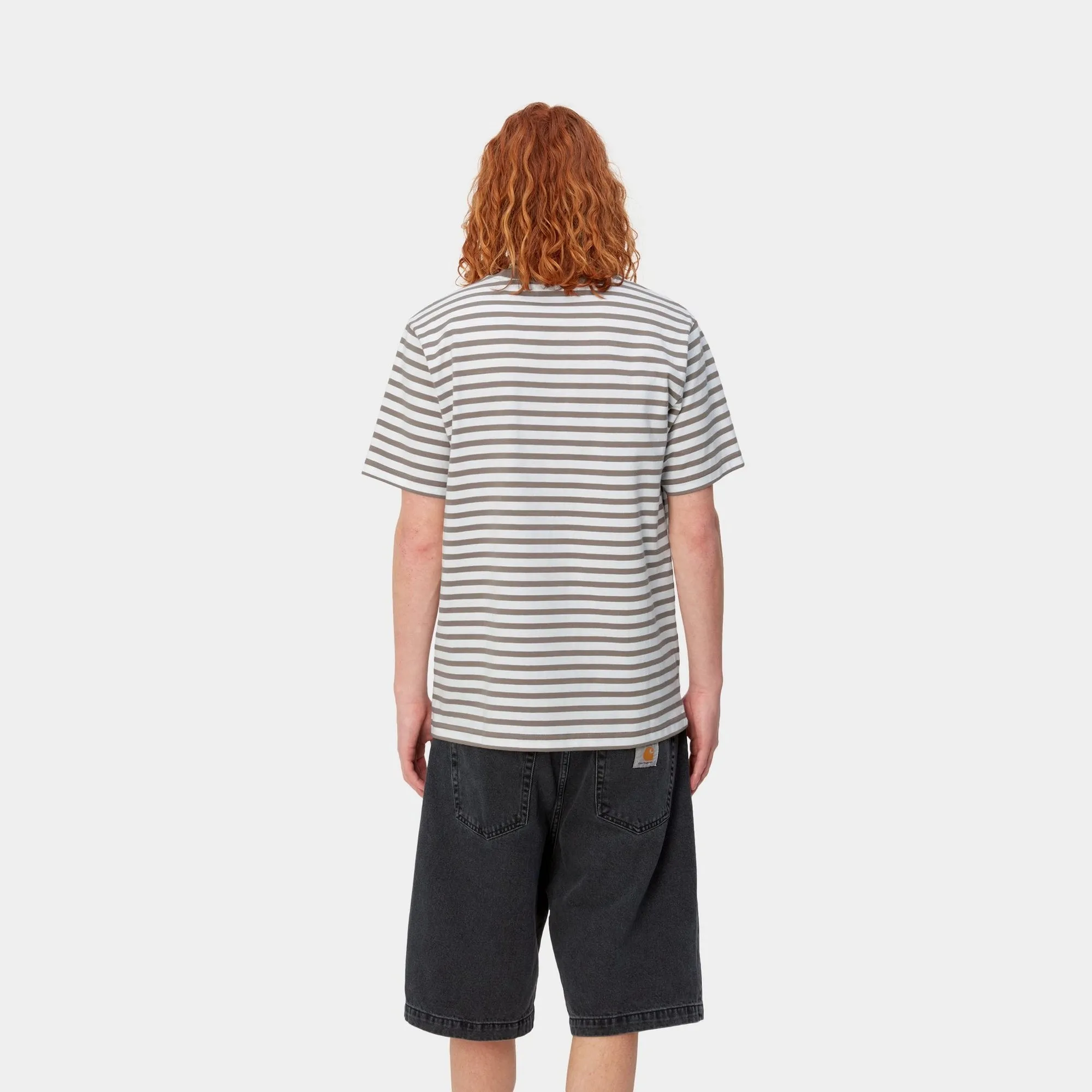 Seidler Stripe Pocket T-Shirt | Branch / White