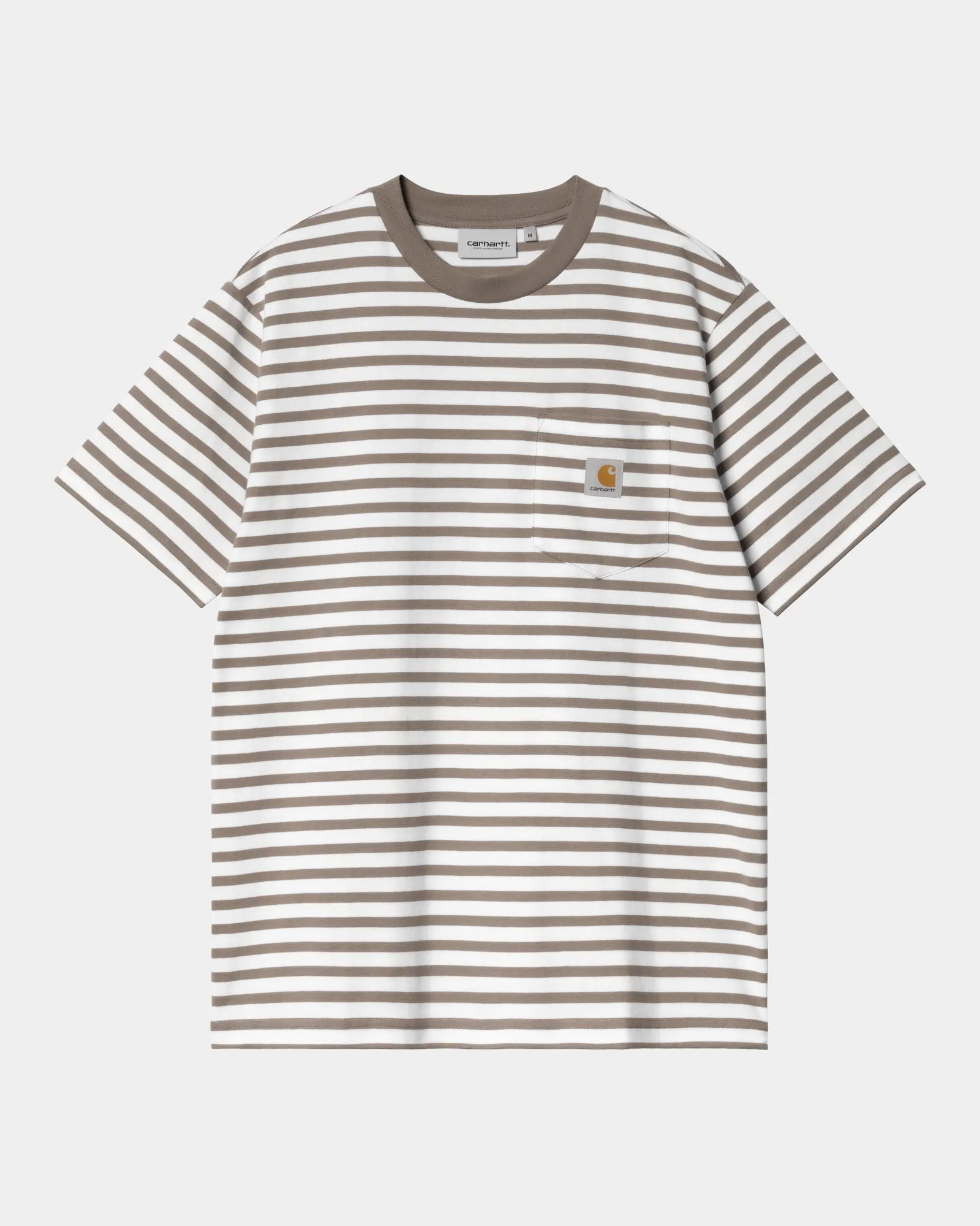 Seidler Stripe Pocket T-Shirt | Branch / White