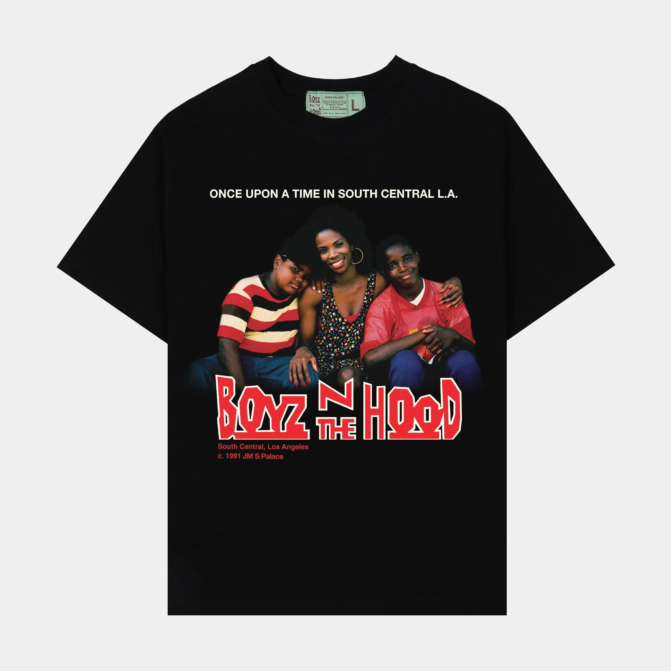 SP x Boyz N The Hood Doughboy Montage Mens Short Sleeve Shirt (Black/Red)