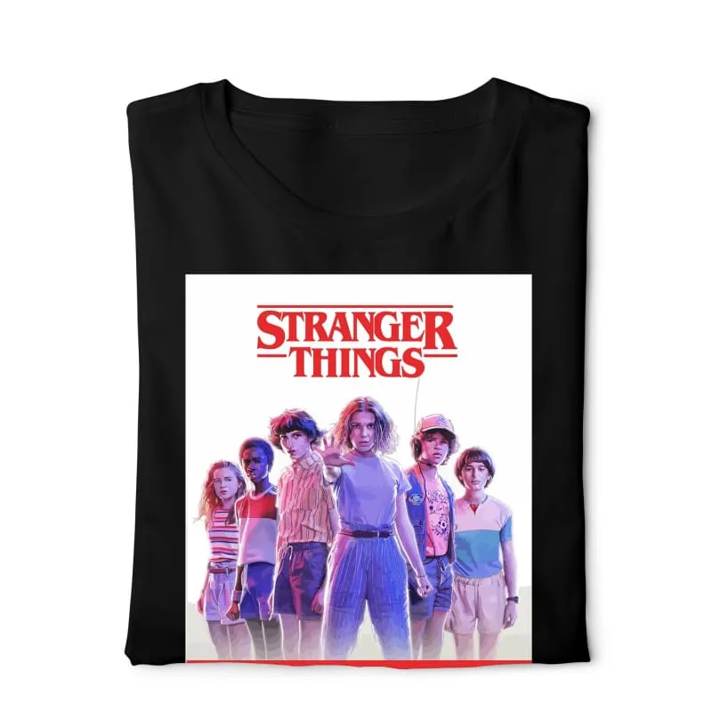 Stranger Things - Digital Graphics Basic T-shirt Black