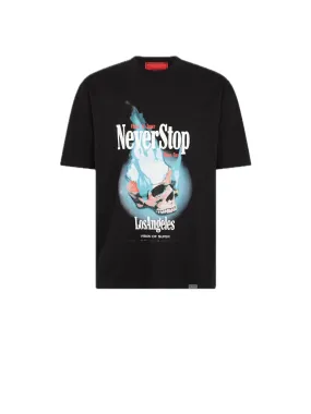 T-shirt Never Stop - Black