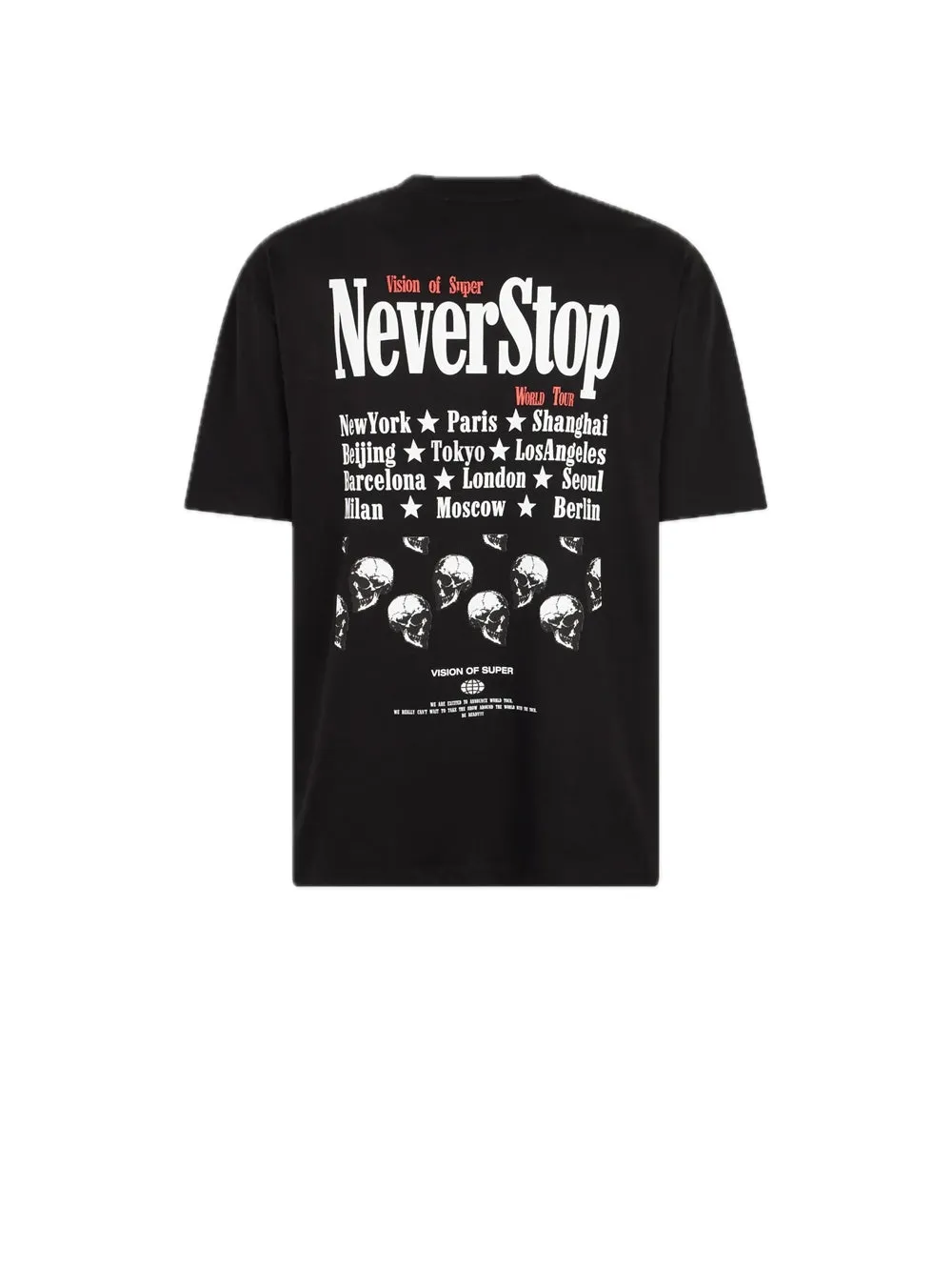 T-shirt Never Stop - Black