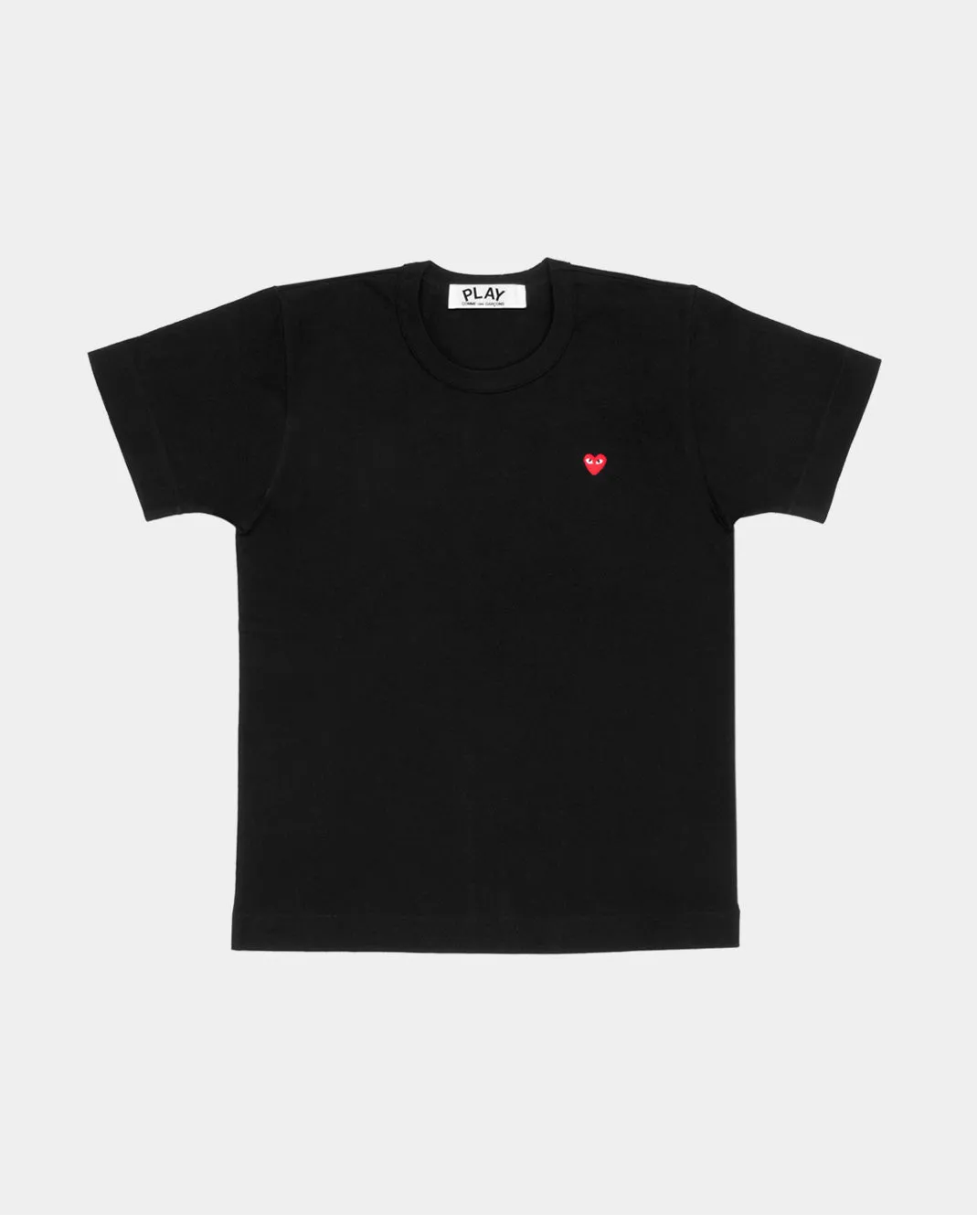 T304 MINI RED HEART T-SHIRT / BLACK