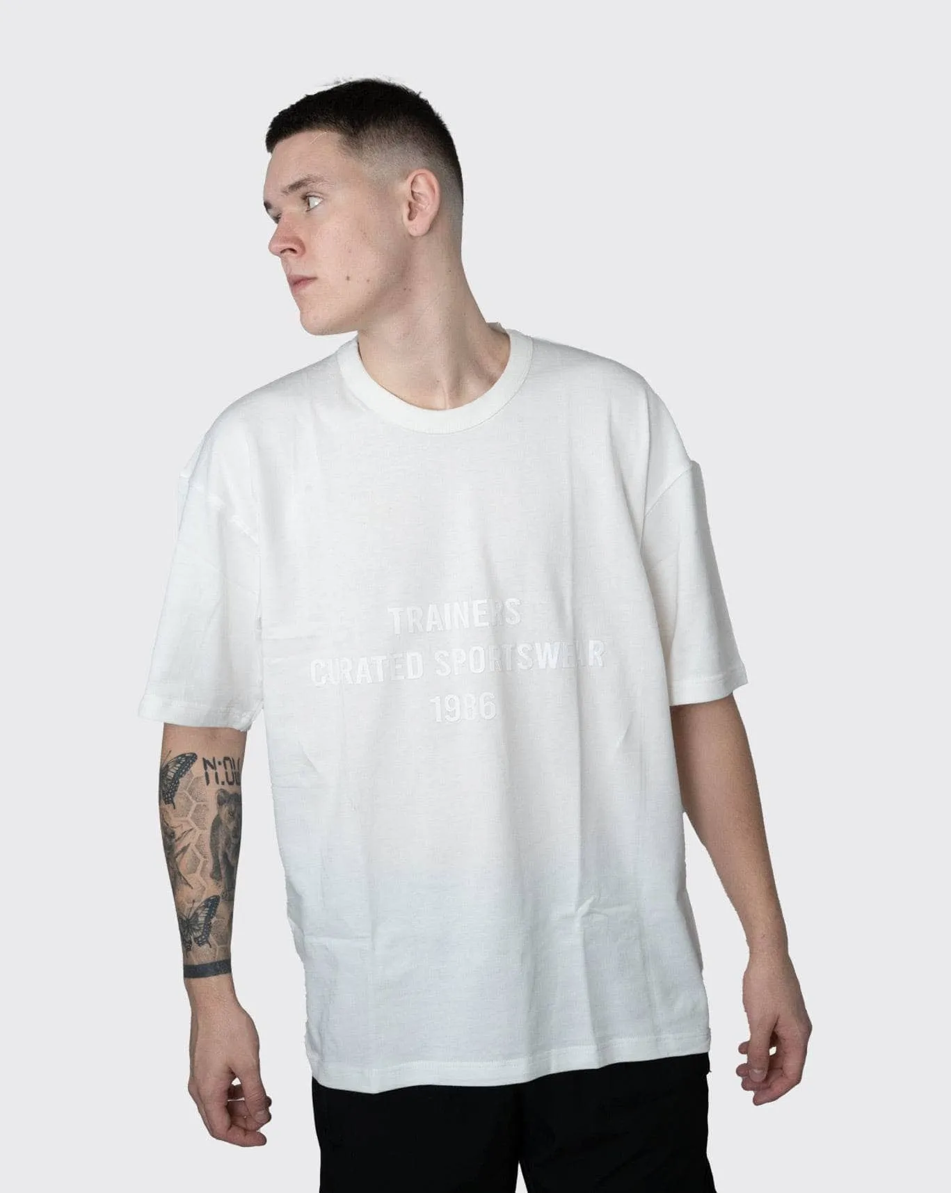 trainers oversized curated sportswear tee